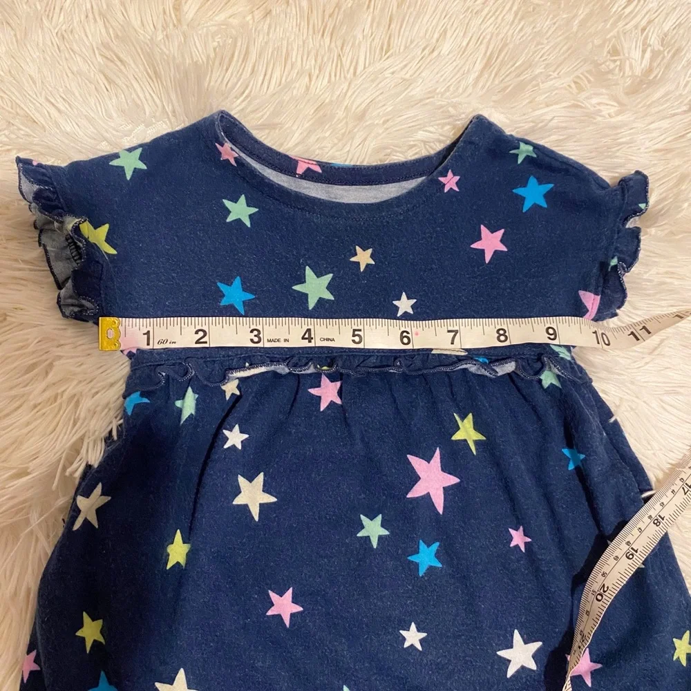 Baby Girl Star Blue Dress